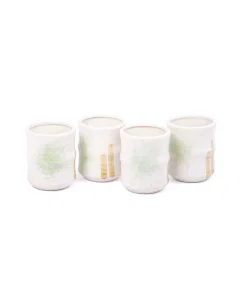 A set of ceramic cups, 4 pieces, 150 ml
