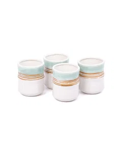 A set of ceramic cups, 4 pieces, 150 ml