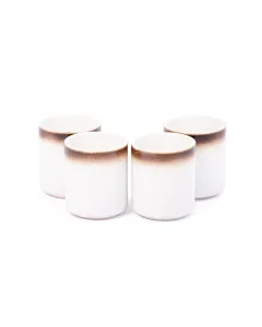 Ceramic cup set of 4 pieces, 150 ml