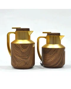 Wooden Raneem thermos set