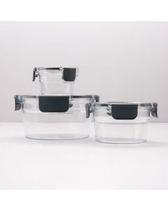 3 piece round refrigerator box set