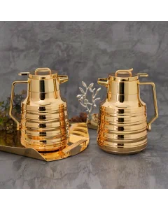 Golden vacuum flask