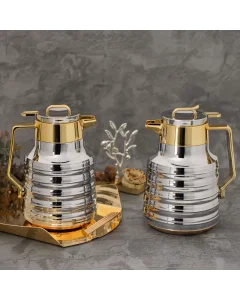 vacuum flask Gold Silver  